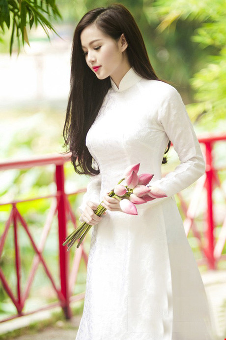 4 Kiểu tóc dài kết hợp áo dài truyền thống Việt Nam  KienThucMoiNgay